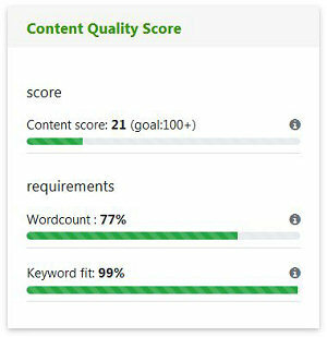 Content Quality Score